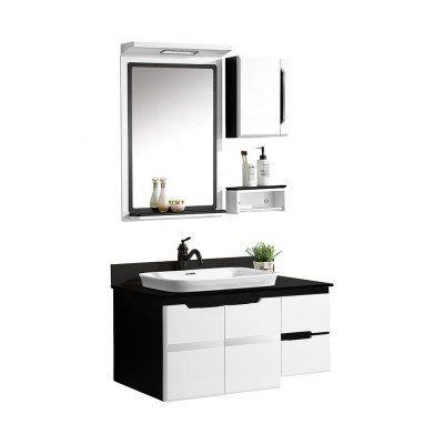 pvc bathroom cabinet with simple design aluminum bathroom vanity