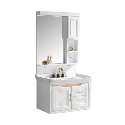 2020 modern design pvc  bathroom vanity cabinets with sink