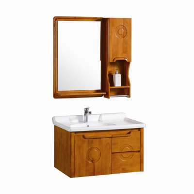 Hot Sale modern style solid wood white bathroom vanity cabinet