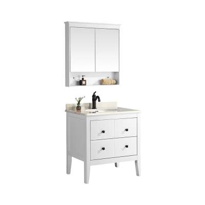 Cheap Wall Mounted Single Sink Bathroom Vanity Cabinets